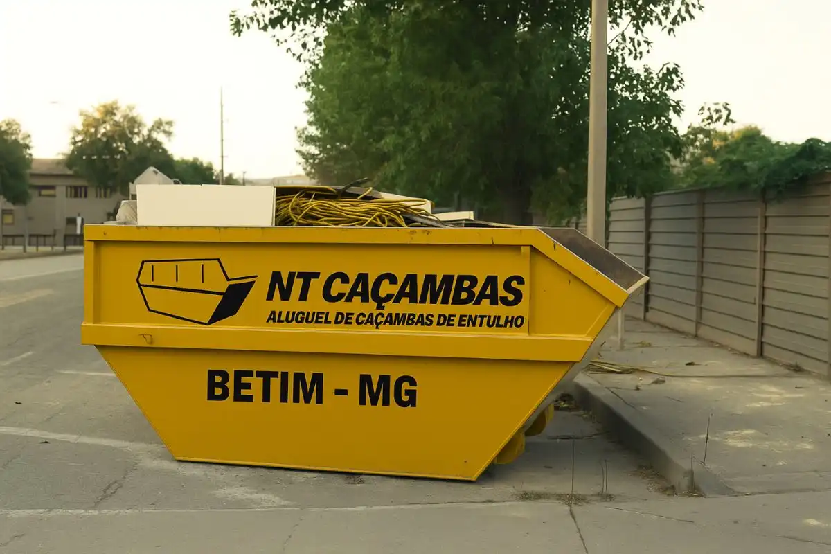Empresa de Aluguel de Caçamba em Betim MG